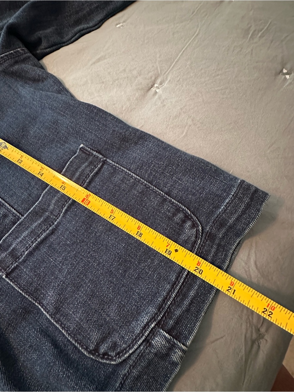 Draper James Ruffle-Trim Denim Jacket - Picture 6 of 8